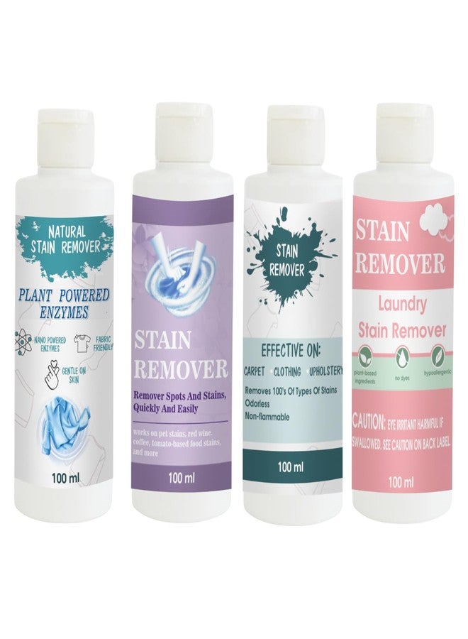 TOOVUS Stain Remover Combo Pack of Shirt, Purple, Sky and Pink Stain Remover | Multi-Surface Cleaning Solution for Clothes, Fabrics, Upholstery (100 g Each) - Image 1